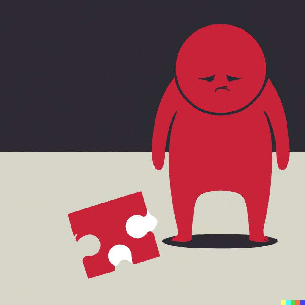 a representation of anxiety, game design